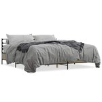 vidaXL Cadre de lit sans matelas chêne sonoma 180x200 cm