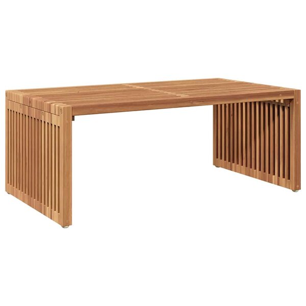 vidaXL Table d'appoint de jardin Empilable Marron 90 x 50 x 36 cm