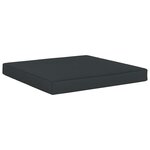 vidaXL Coussins de plancher de palette 2 Pièces Anthracite Tissu