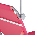 Tectake Transat CHLOE - rose vif