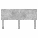 vidaXL Tête de lit Gris béton 180 cm Bois d'ingénierie