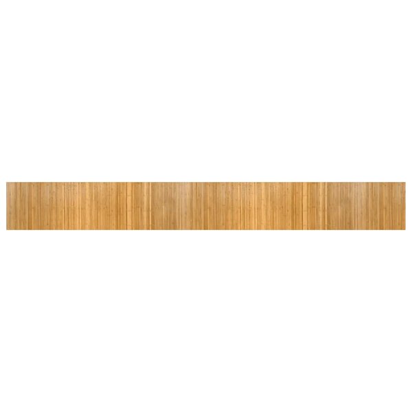 vidaXL Tapis rectangulaire naturel 60x500 cm bambou