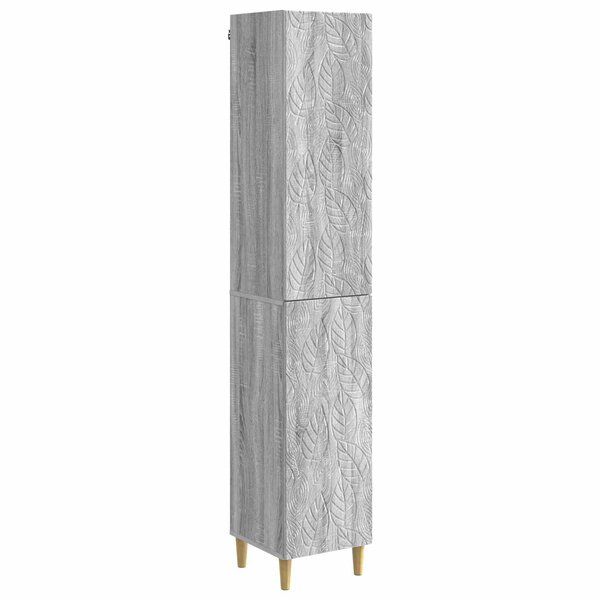 vidaXL Ensemble de Meubles 2 Pièces Sonoma gris Bois d'ingénierie