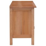 Vidaxl meuble tv 100x30x45 cm bois d'acajou massif