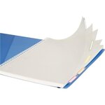 Cahier spirales Proactiv'Book Linicolor A4+ (22,5 x 29,7 cm) fermeture par élastique 160 pages 90g petits carreaux 5x5 - Coloris Fresh