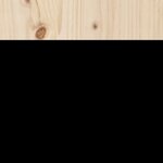 vidaXL Tête de lit 75x3x80 cm Bois massif de pin