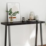 vidaXL Dessus de table bois massif traité bordure assortie