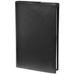 Agenda président spirale sans répertoire couv grainée noir 21 x 27 cm quovadis