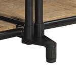 vidaXL Meuble TV 160x42x40 cm bois massif de manguier brut