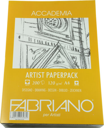 Papier Fabriano Accademia Artist Paper Pack 200 f. A4 120g