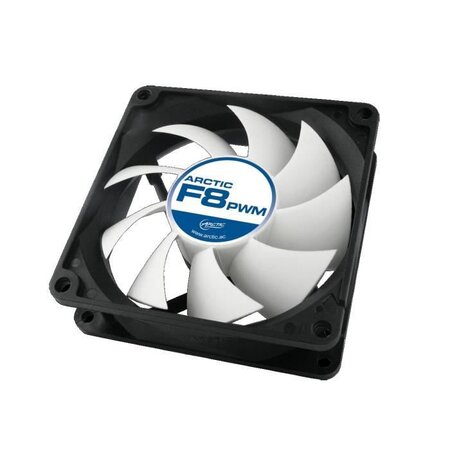 Arctic f8 pwm boitier pc ventilateur 8 cm noir  blanc