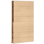 vidaXL Meuble CD - Bois Vieux - 101x23x177.5 cm - Bois reconstitué