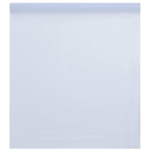 vidaXL Film de fenêtre statique dépoli blanc 90x500 cm PVC