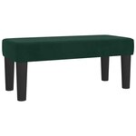 vidaXL Sommier à lattes de lit avec matelas Vert foncé 90x200 cm