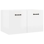 vidaXL Armoire murale Blanc brillant 60x36 5x35 cm Bois d'ingénierie