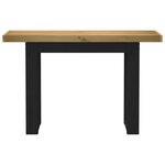 vidaXL Table console NOAIN pieds en forme de U 120x30x75 cm massif pin