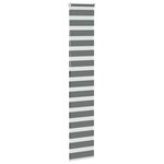 vidaXL Store zèbre gris foncé largeur du tissu 40 9 cm polyester