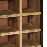 vidaXL Cabinet à chaussures avec stockage Marron 50 x 30 x 110 cm