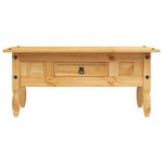 vidaXL Table basse Pin mexicain Gamme Corona 100 x 55 x 44 cm