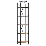 vidaXL Étagère chêne artisanal 40 x 30 x 183 cm Bois d'ingénierie