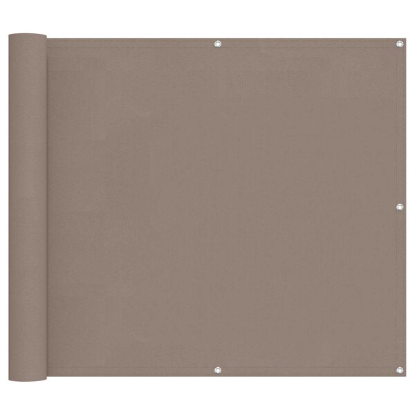 vidaXL Écran de balcon 90 x 200 cm Oxford alu enduit de PU