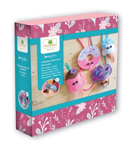 Lovely Box Creations feutrine sucreries