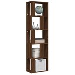 vidaXL Bibliothèque Chêne marron 45x24x160 cm Bois d'ingénierie