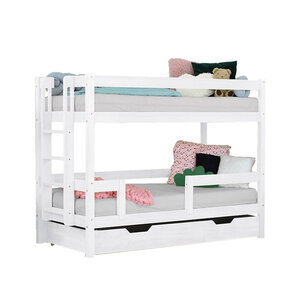 Lit superposé ULURU avec tiroir - blanc