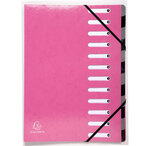 Trieur extens.CL pellic.12C Iderama rose EXACOMPTA