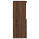 vidaXL Buffet chêne marron 81x37x100 cm bois d'ingénierie