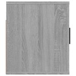 vidaXL Meuble TV mural Sonoma gris 100x34 5x40 cm