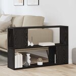 vidaXL Centre de divertissement Noir 100 x 24 x 63 cm