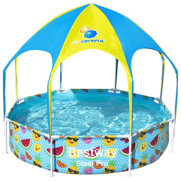 Bestway piscine hors sol steel pro uv careful pour enfants 244x51 cm