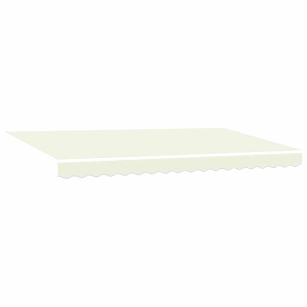 vidaXL Auvent Rétractable Crème 400 x 200 cm Polyester et Aluminium