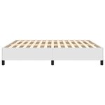 vidaXL Cadre de lit sans matelas blanc 160x200 cm similicuir