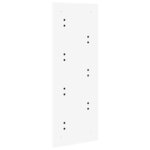 vidaXL Porte-manteau mural Blanc 30 x 1.5 x 80 cm Bois d'ingénierie