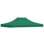 vidaXL Toit de tente de réception 4 5x3 m Vert 270 g/m²