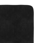 vidaXL Chaises à manger lot de 2 Noir Velours