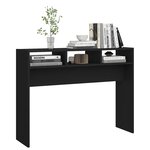 vidaXL Table console Noir 105x30x80 cm Aggloméré