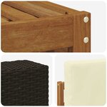 vidaXL Ensembles de canapés avec coussin 6 Pièces Naturel et Crème