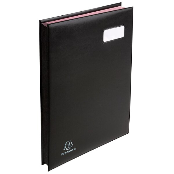 Parapheur Expansé Couverture Expansé  Système Fixapage - 24 Compartiments - Noir - Exacompta