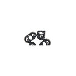 Perle rocaille papillon anthracite 3 2 x 6 5 mm 18 g