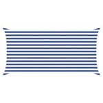 vidaXL Voile d'ombre Bleu et Blanc 2 x 4 m 100   polyester Oxford