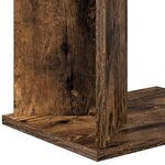 vidaXL Table d'appoint Chêne fumé 35 x 25 x 50 cm Bois d'ingénierie