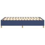 vidaXL Cadre de lit Bleu 120 x 200 cm Tissu
