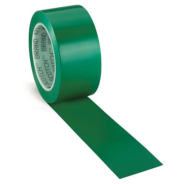 Ruban vinyle de marquage vert 3m 50 mm x 33 m