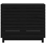 vidaXL Panier à linge 88 5x44x76 cm bois massif de pin