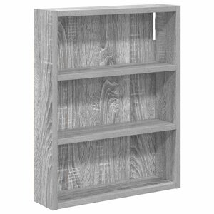 vidaXL Armoire murale de salle de bain Gris Sonoma 40 x 10 x 50 cm