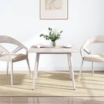 vidaXL Dessus de table blanc 70x70x2 5 cm bois de pin massif