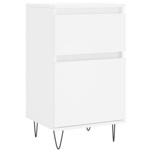 vidaXL Buffet blanc 40x35x70 cm bois d’ingénierie